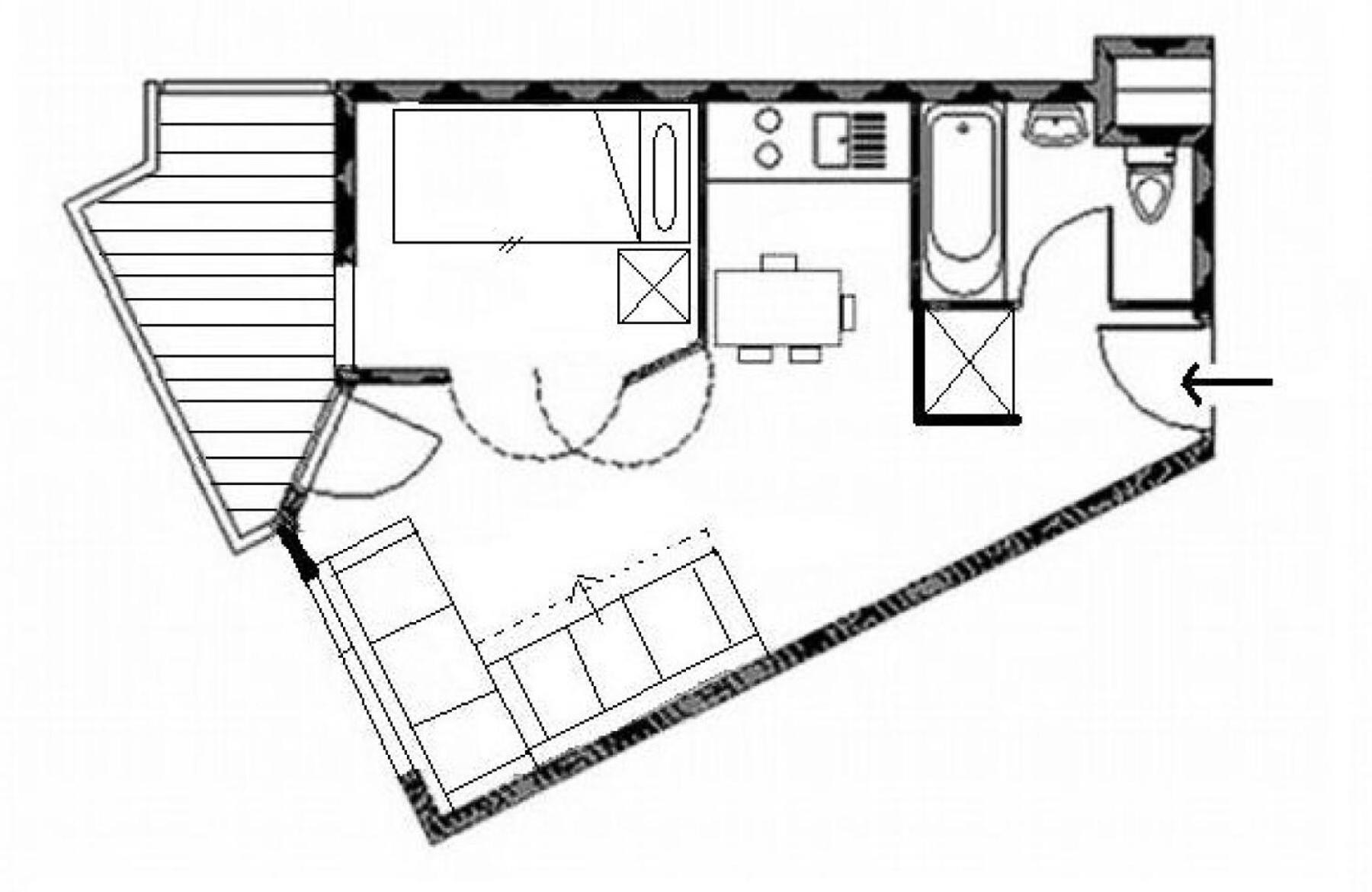 Residence Median - Appartement Lumineux - Proche Des Pistes - Balcon Mae-3124 Saint-Martin-de-Belleville Bagian luar foto